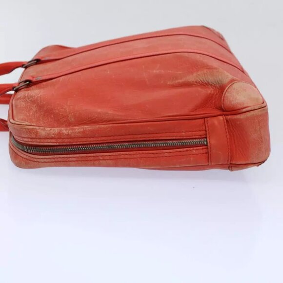 LOUIS VUITTON Damier Infini Porte Documents Voyage Bag Orange M56004 Auth 55372 - Picture 4 of 16
